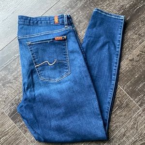 7 of all Mankind ‘The Skinny’ b(air) denim jeans